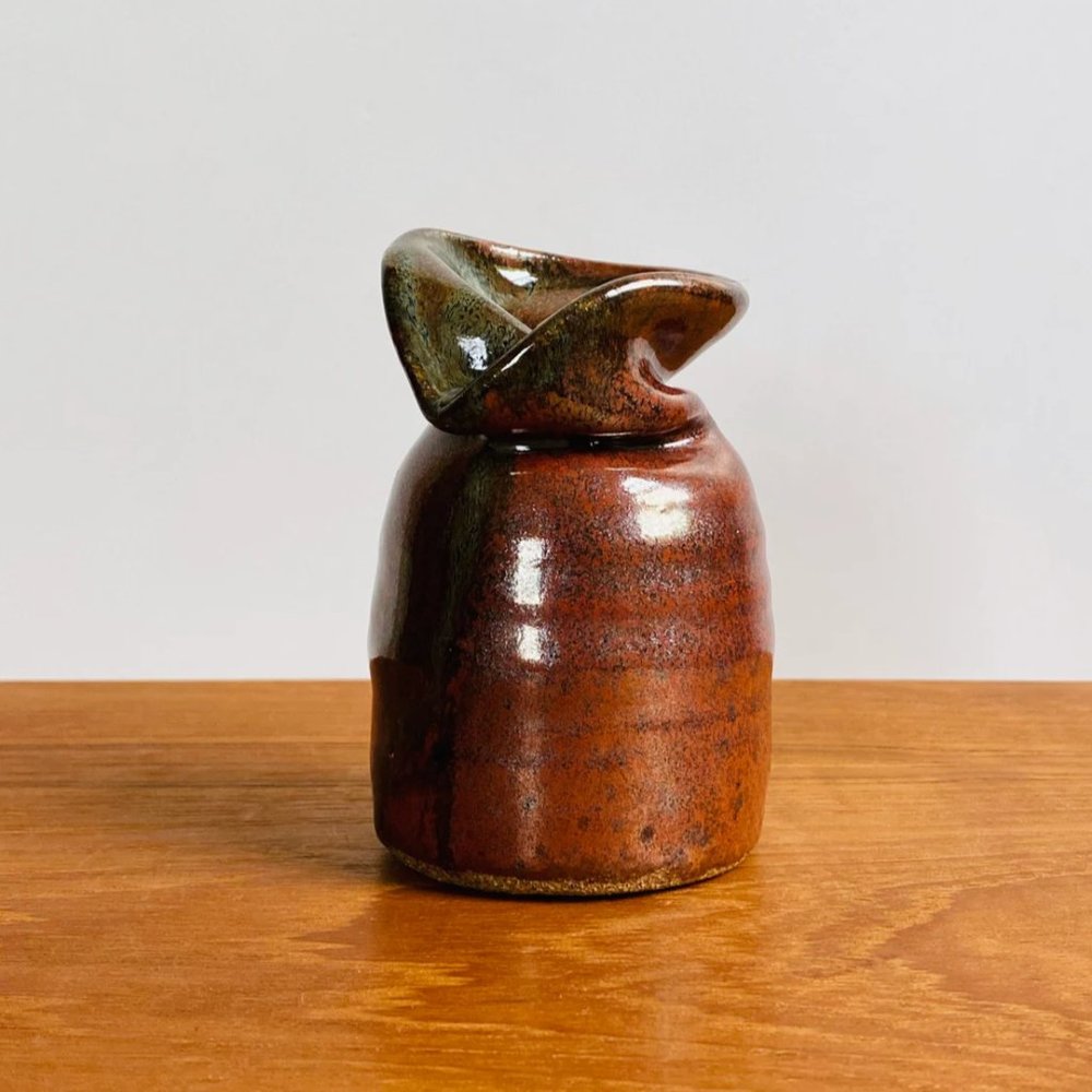 Vintage ceramic signed Sumiko 1977